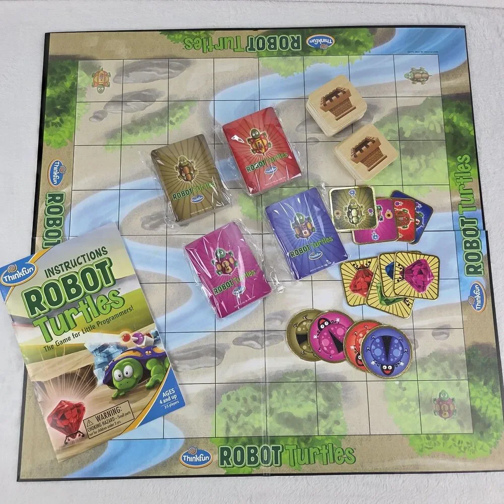 Robot Turtles Board Game By Thinkfun for Little Programmers Preschool Coding